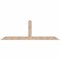Ekena Millwork Portland Smooth Timber Gable Bracket, Douglas Fir, 96"W x 32"H x 3 1/2"D x 5 1/2"F, 8/12 Pitch GBW096X32X0406POR00SDF - alternate 1